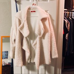 Warm White Fluffy Jacket